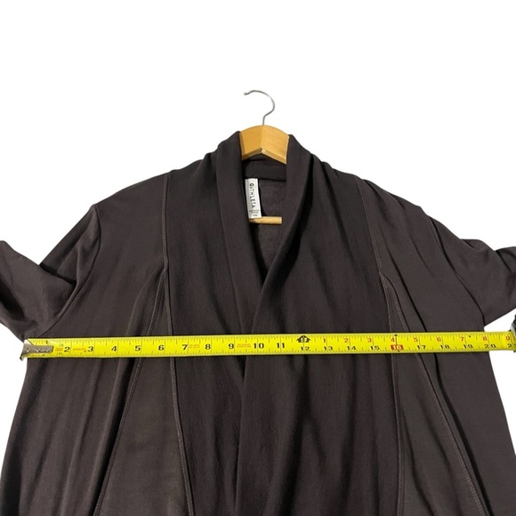 Athleta Pranayama Restore Wrap Women Size XS Gray Open Front Draped - Picture 9 of 10